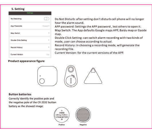 Bluetooth Pet Finder & Item Tracker with 25m Range-pink with battery