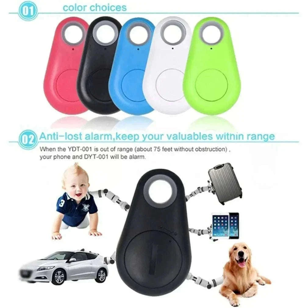 Bluetooth Pet Finder & Item Tracker with 25m Range-pink with battery