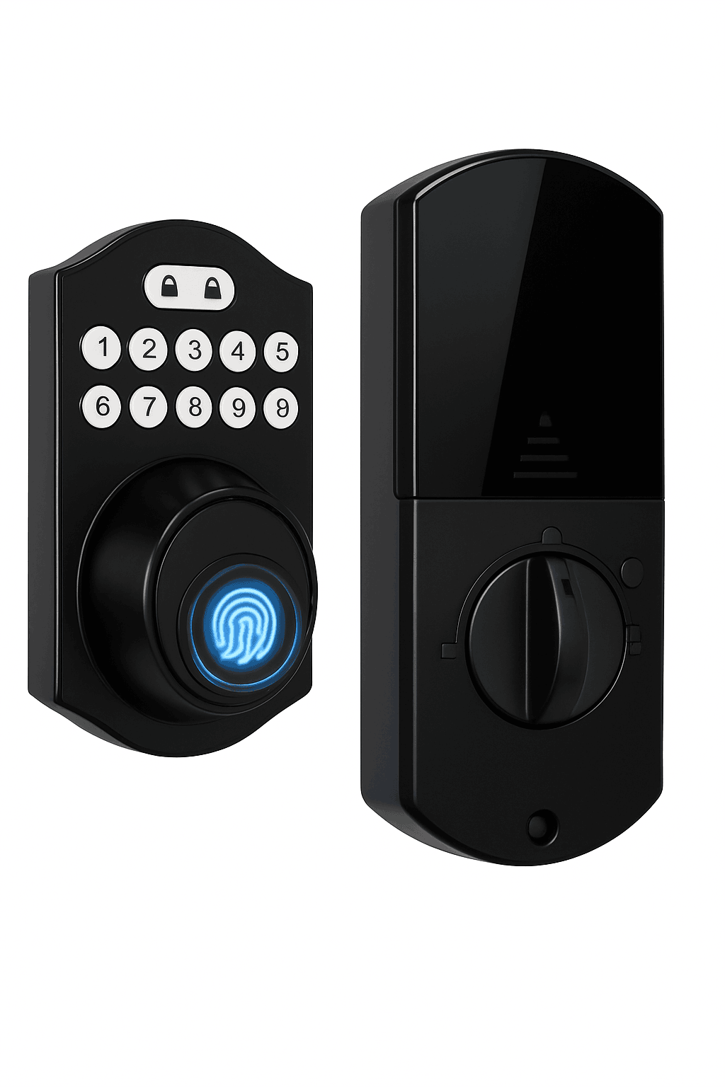 Bluetooth Smart Deadbolt Lock with Fingerprint Passcode App Remote Temporary Code Auto Lock Keyless Entry Front Door Lock for House Airbnb-United States