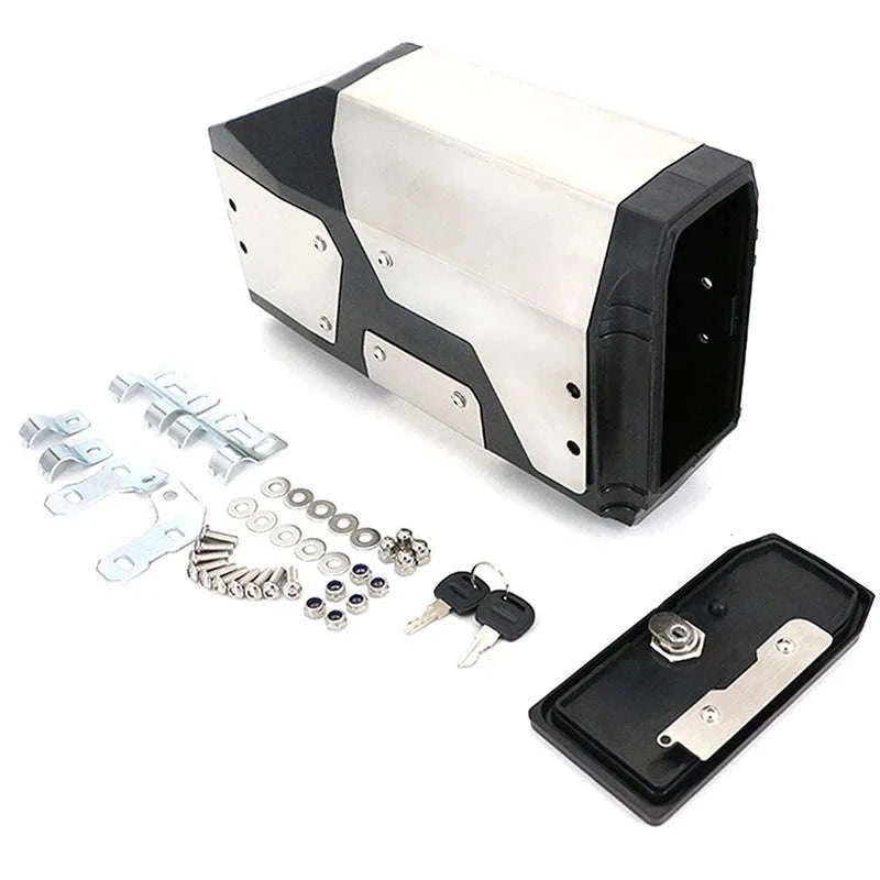 BMW GS 4.2L Motorcycle Toolbox – Lockable Storage Box-black