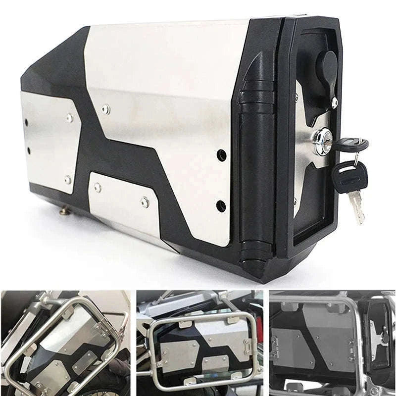 BMW GS 4.2L Motorcycle Toolbox – Lockable Storage Box-black