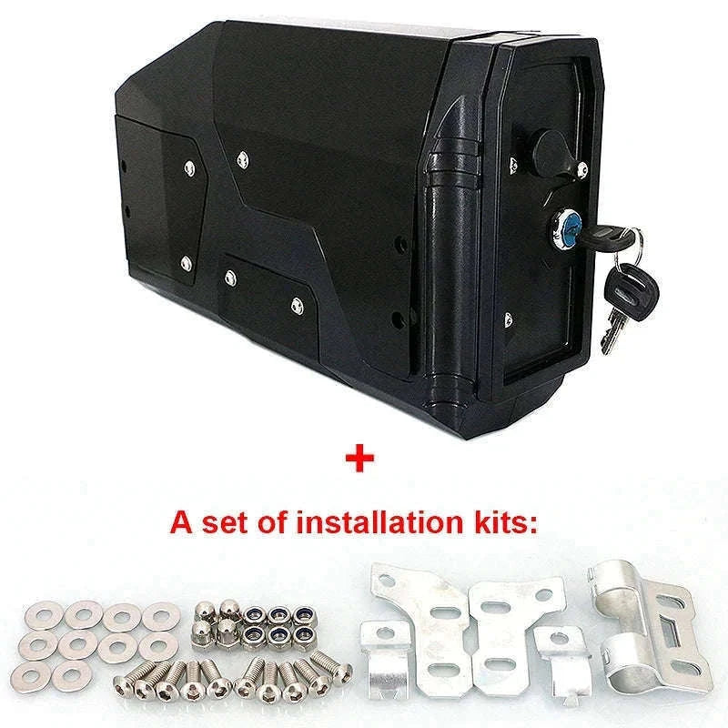 BMW GS 4.2L Motorcycle Toolbox – Lockable Storage Box-black