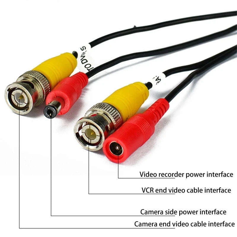 BNC CCTV Cable for Reliable Video and Power Extension-30M