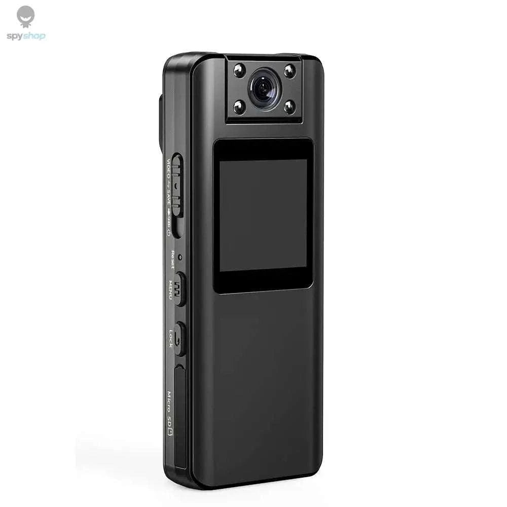BOBLOV A22 Mini Body Camera – 1080P Recording, Rotating Lens, Night Vision-