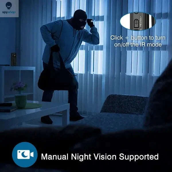 BOBLOV A22 Mini Body Camera – 1080P Recording, Rotating Lens, Night Vision-Camera Only