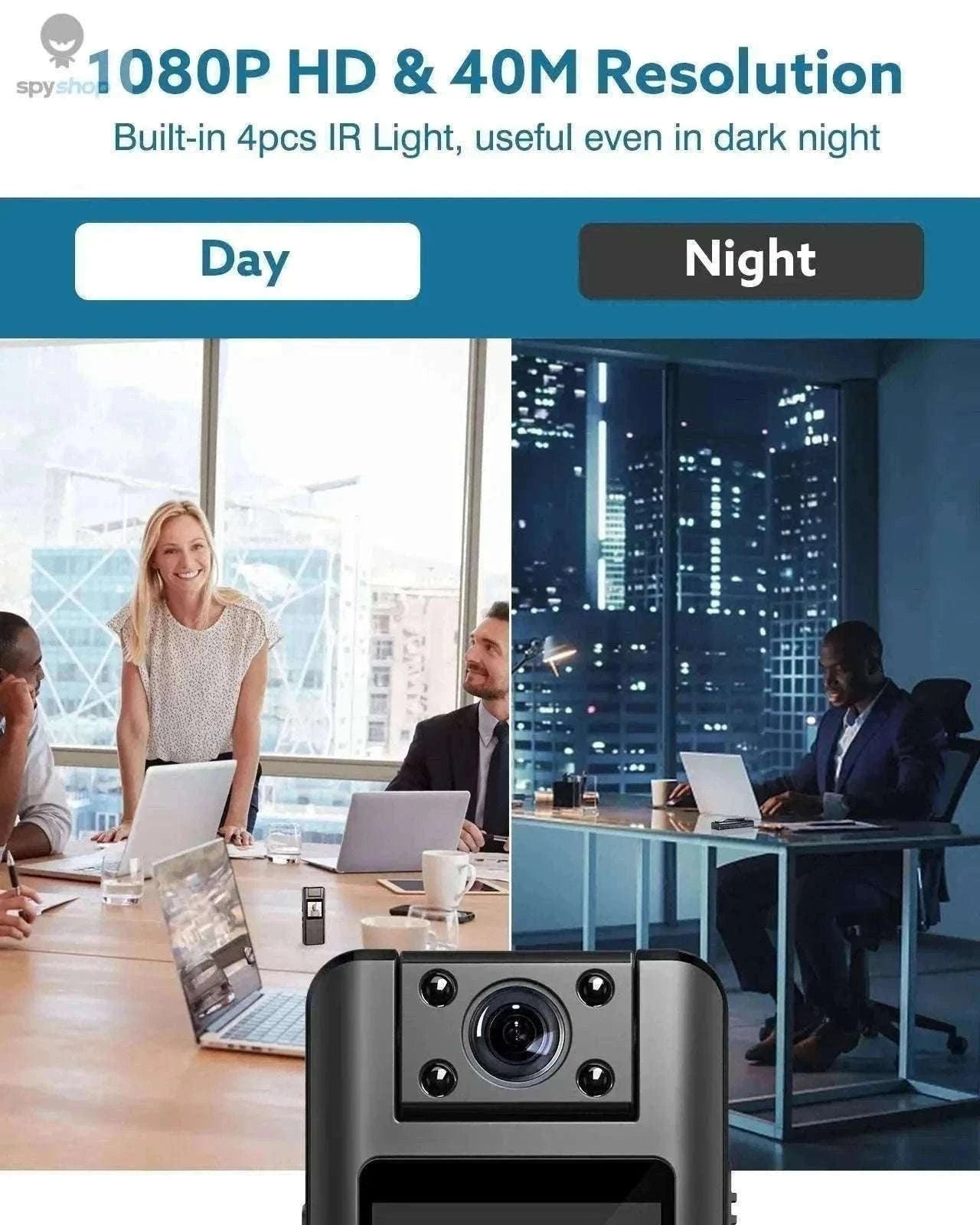 BOBLOV A22 Mini Body Camera with 1080P Recording-Camera Only