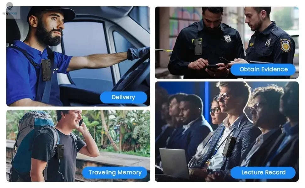 BOBLOV A24 Mini Action Camera – 1296P Video, 180° Lens, Night Vision-Camera 128GB