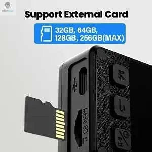 BOBLOV A24 Mini Action Camera – 1296P Video, 180° Lens, Night Vision-Camera 128GB