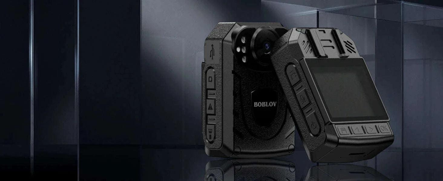 BOBLOV KJ21 Body Camera 1296P HD with Night Vision & 10H Recording-BOBLOV KJ21
