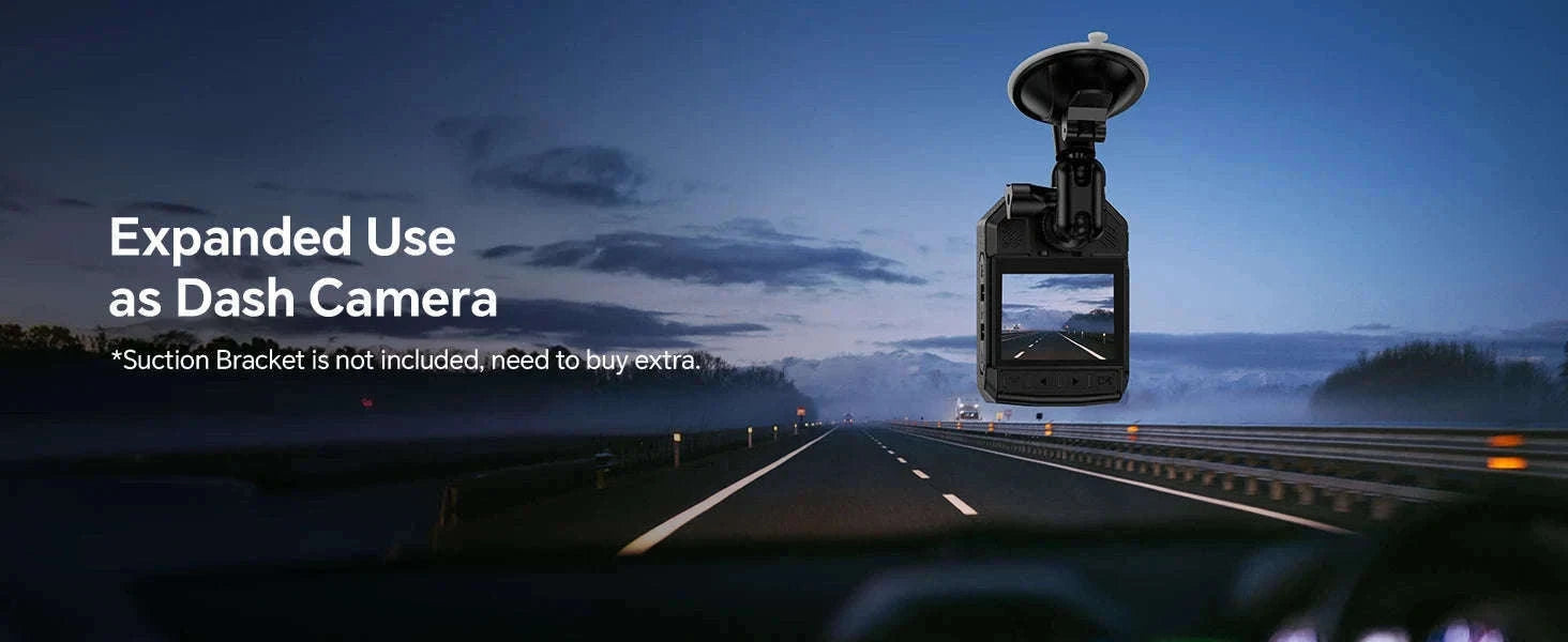 BOBLOV KJ21 Body Camera 1296P HD with Night Vision & 10H Recording-BOBLOV KJ21