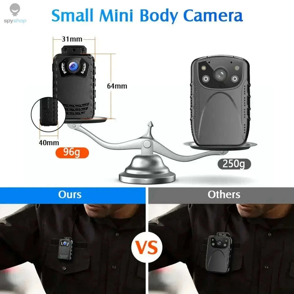 BOBLOV N9 Mini Body Camera – Compact HD Recording with Long Battery Life-Only camera