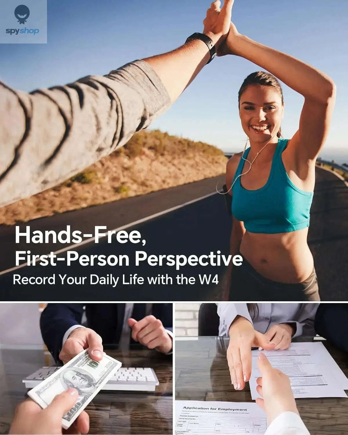 BOBLOV W4 Mini Body Camera – 1080P HD Recording with 128GB Storage-W4 64G