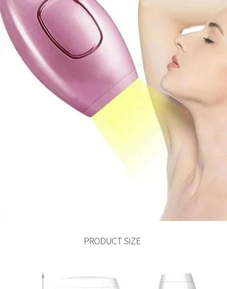Body Bikini IPL Hair Removal Device 500K Flashes-White / EU Plug