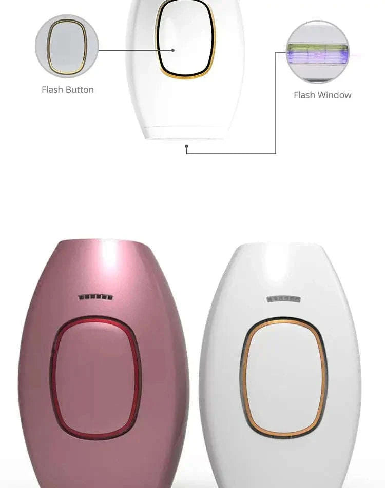 Body Bikini IPL Hair Removal Device 500K Flashes-White / EU Plug