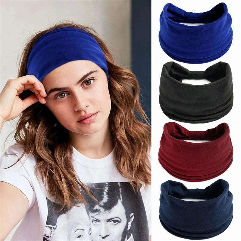 Boho Wide Knot Headband for All-Day Comfort and Style-style 17 / Size fits all
