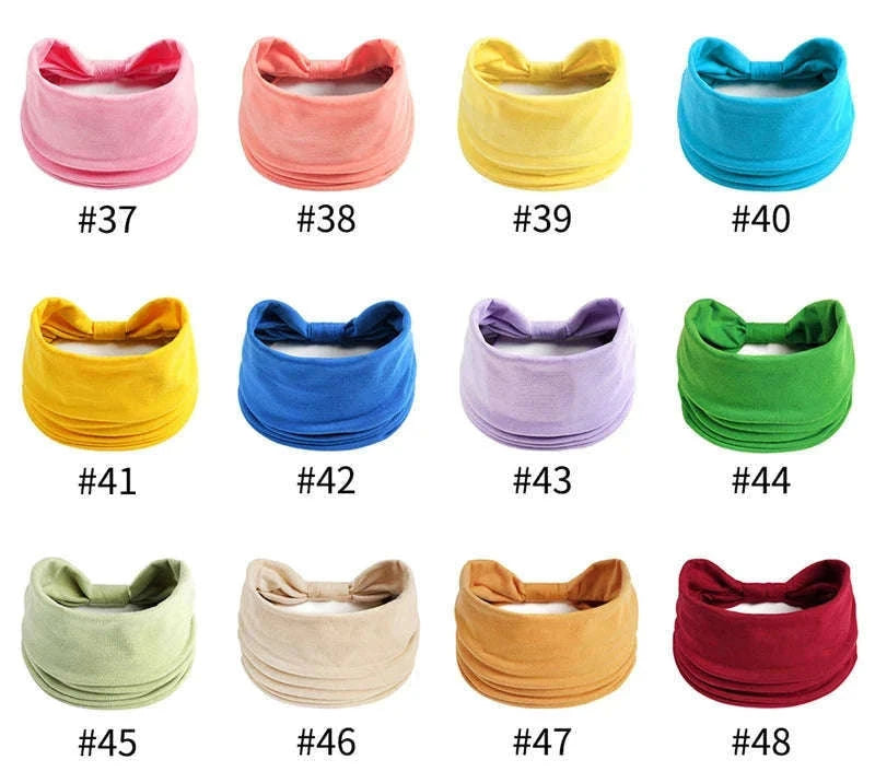 Boho Wide Knot Headband for All-Day Comfort and Style-style 17 / Size fits all