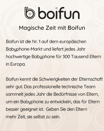 BOIFUN 3.2" Wireless Baby Monitor with Camera, VOX, Night Vision-United States
