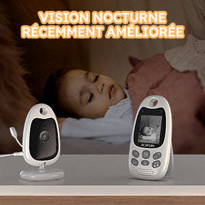 BOIFUN Baby Monitor Camera with Night Vision, VOX, and Temperature Sensor-france