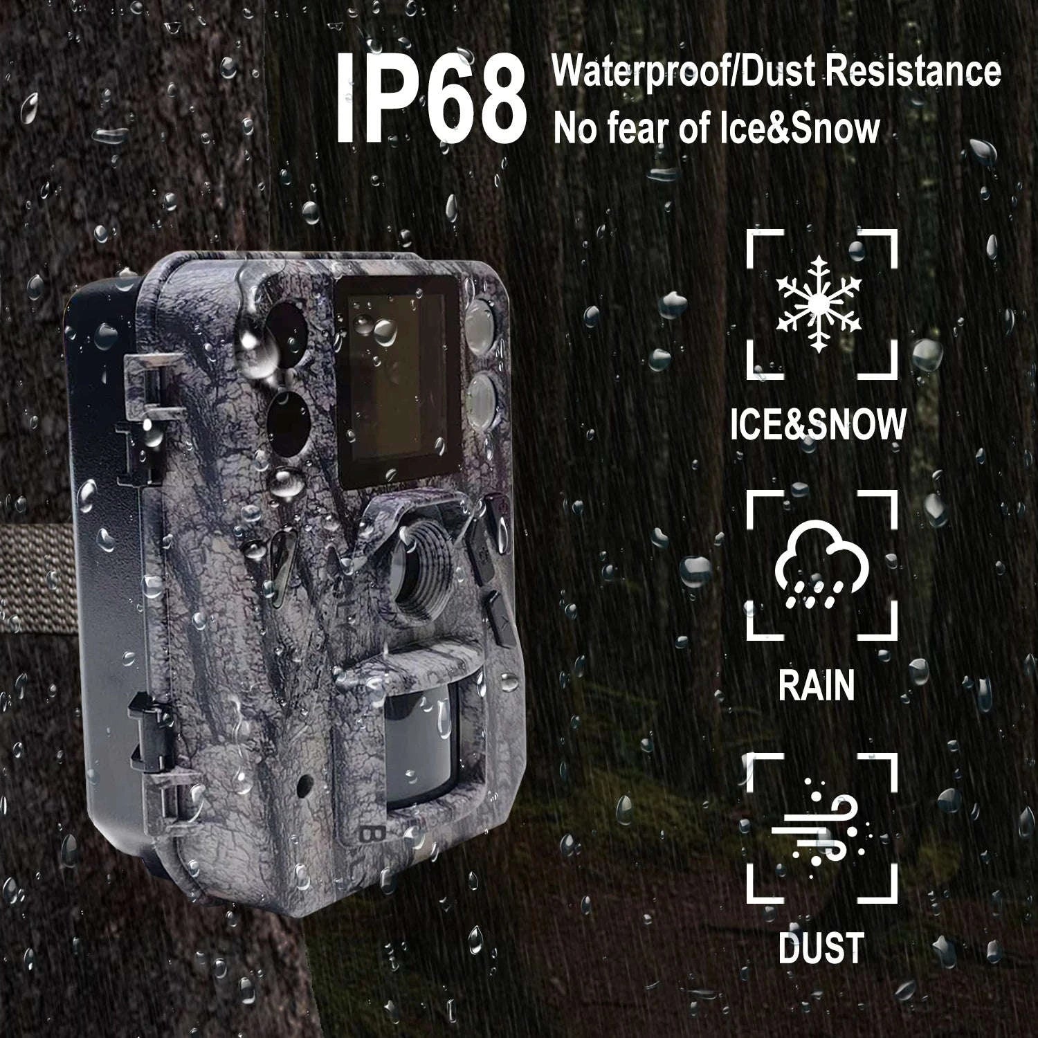 BolyGuard SG520-Plus 4K 48MP Trail Camera with Night Vision-Russian Federation