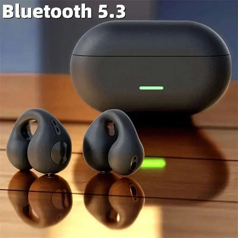 Bone Conduction Bluetooth 5.1 Wireless Sports Headphones Waterproof-United States / WHITE