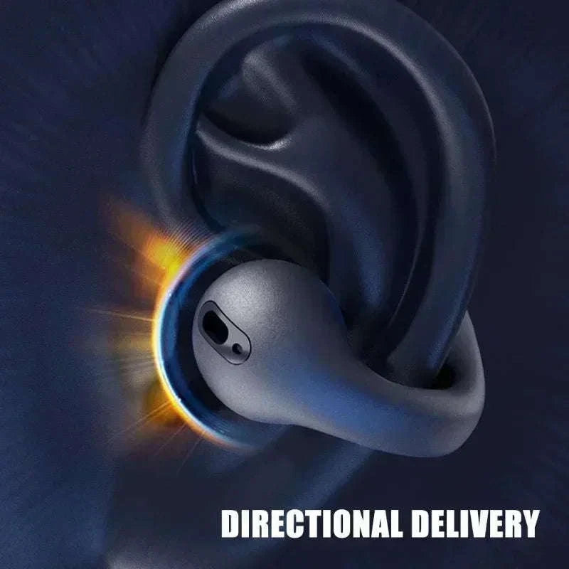 Bone Conduction Bluetooth 5.1 Wireless Sports Headphones Waterproof-United States / WHITE