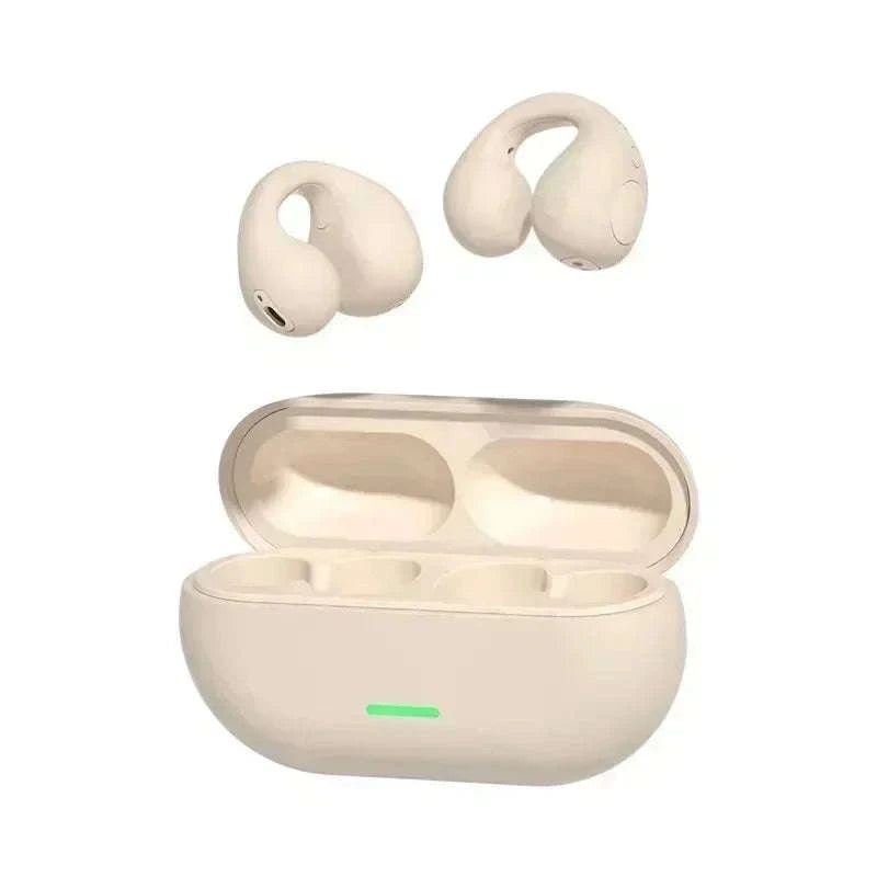 Bone Conduction Bluetooth 5.1 Wireless Sports Headphones Waterproof-United States / WHITE
