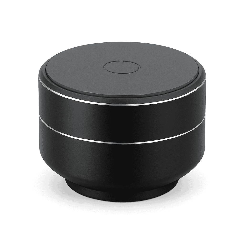 Bone Conduction Wireless Speaker with Sucker Mount & Loop-silver / Speaker
