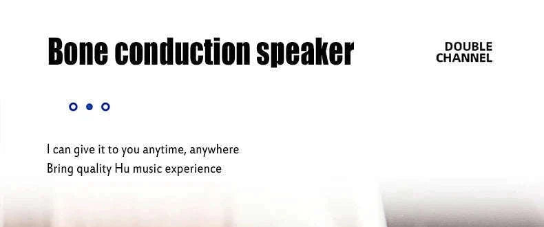 Bone Conduction Wireless Speaker with Sucker Mount & Loop-silver / Speaker