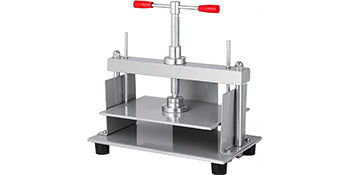 SucceBuy Manual Paper Press Machine 12x8.6 in for A4 Paper 10cm Thickness Steel Frame Paper Press Machine Papermaking Book Press