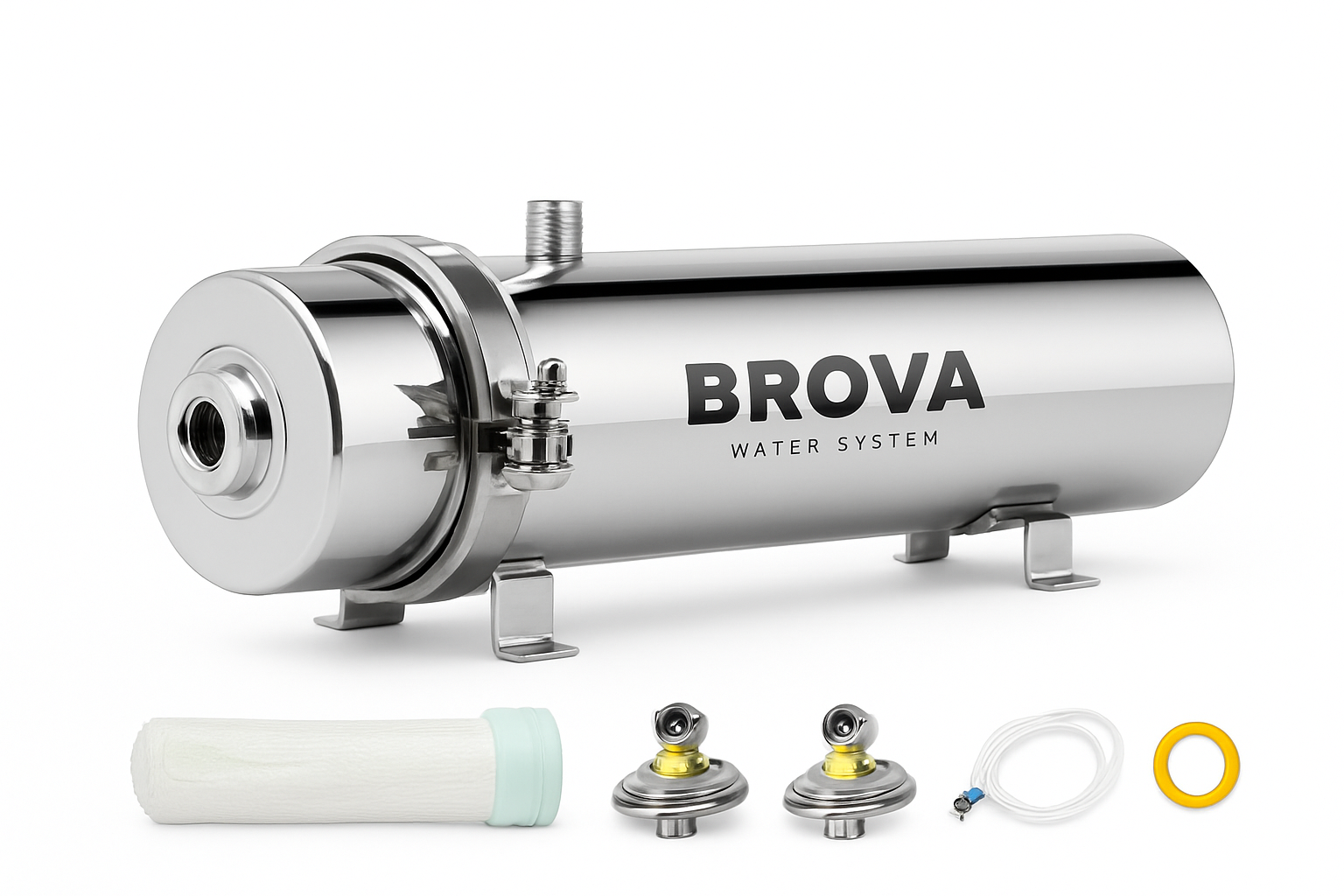 Whole House Ultrafiltration Water Purifier 0.01μm Stainless 1000L Flow