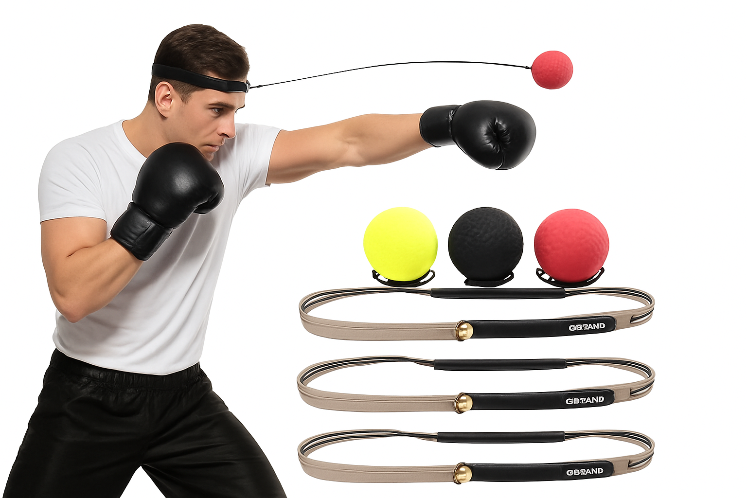 Boxing Reflex Speed Punch Ball for Agility and Coordination