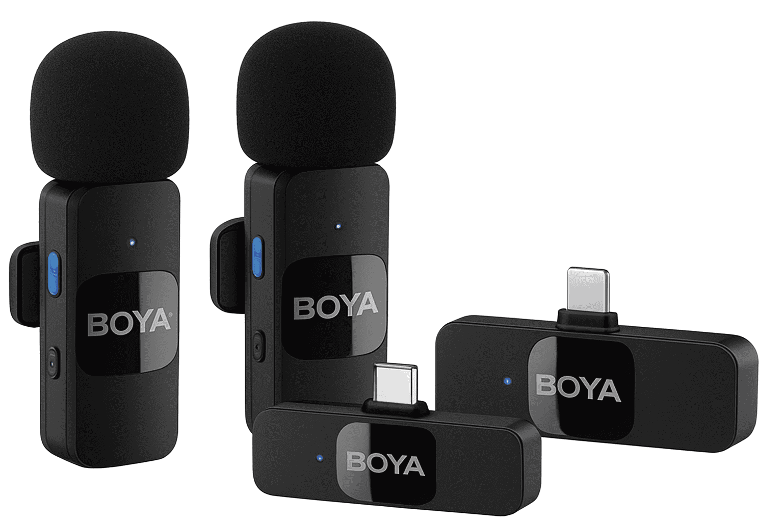 BOYA BY-V Wireless Lavalier Microphone for Smartphones-BY-V10-Type-C-gift