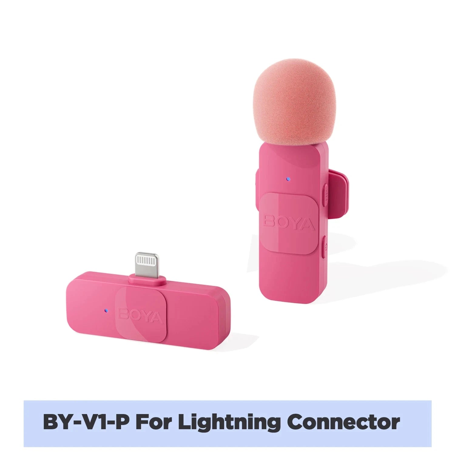 BOYA BY-V2 Wireless Lavalier Microphone-BY-V1.-Lightning