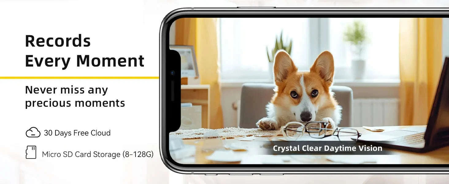 BoyKeep 3MP 360° Pan Pet Security Camera-USB / japan