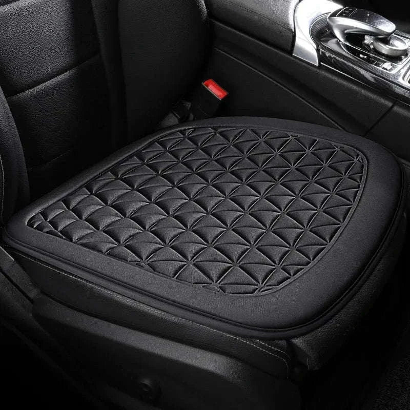Breathable 3D Massage Car Seat Cushion Cover-Black square pad