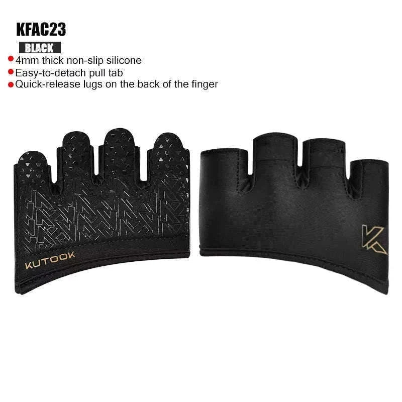 Breathable Anti-Slip Fitness Gloves for Gym and Cycling-103-black / XL-EU