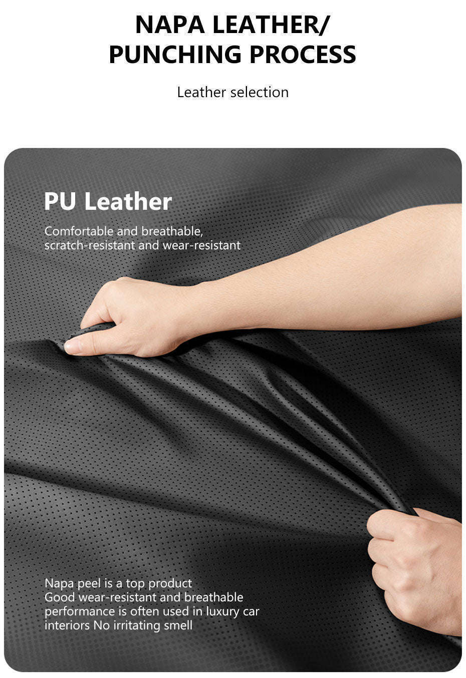 Breathable Anti-Slip Wear-Resistant Car Front Seat Cushion Cover-Front cover 1 set