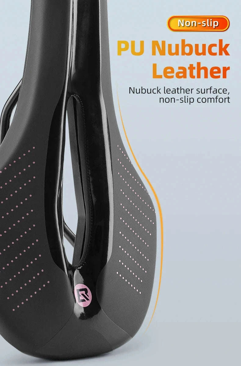 Breathable Bicycle Saddle with Ergonomic Cutout for Long Rides-38210005001