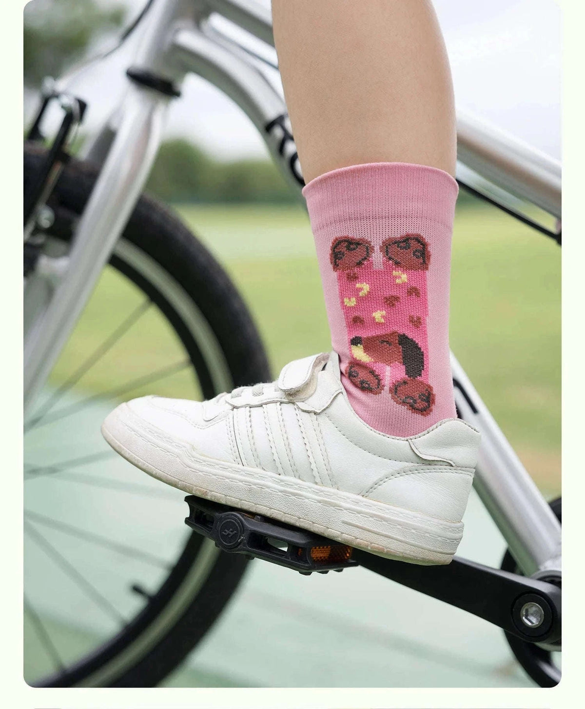 Breathable Compression Cycling Socks with Non-Slip Grip (2 Pairs)-490058-AC 2pairs / L(EUR 34-36)