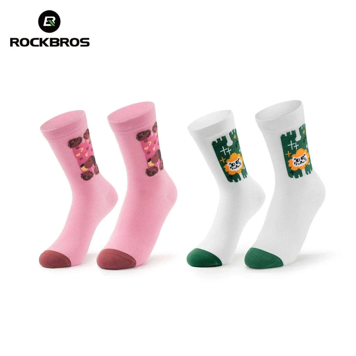 Breathable Compression Cycling Socks with Non-Slip Grip (2 Pairs)-490058-AC 2pairs / L(EUR 34-36)