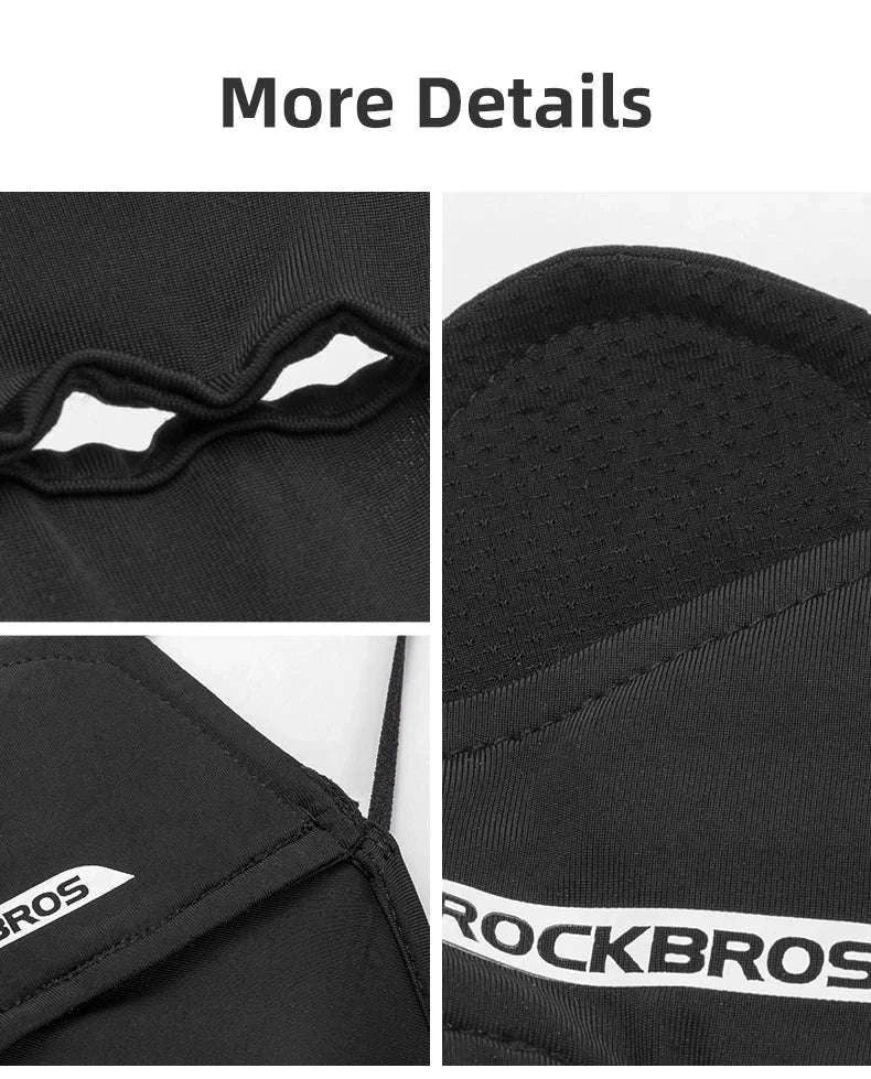 Breathable Cycling Face Mask Ice Silk UV Protection Scarf-KZ002BK 1pcs