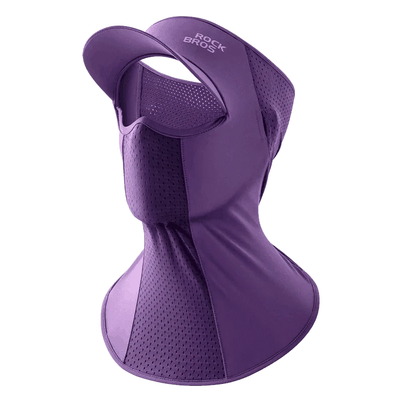 Breathable Cycling Face Mask with Brim for Summer Sun Protection-13230013001