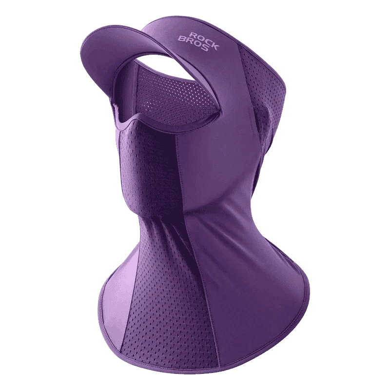Breathable Cycling Face Mask with Brim for Summer Sun Protection-13230013001