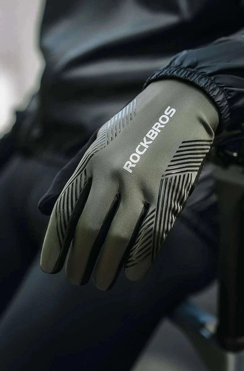 Breathable Cycling Gloves with Touchscreen Grip for Road & MTB-S310-01 full gloves / XL
