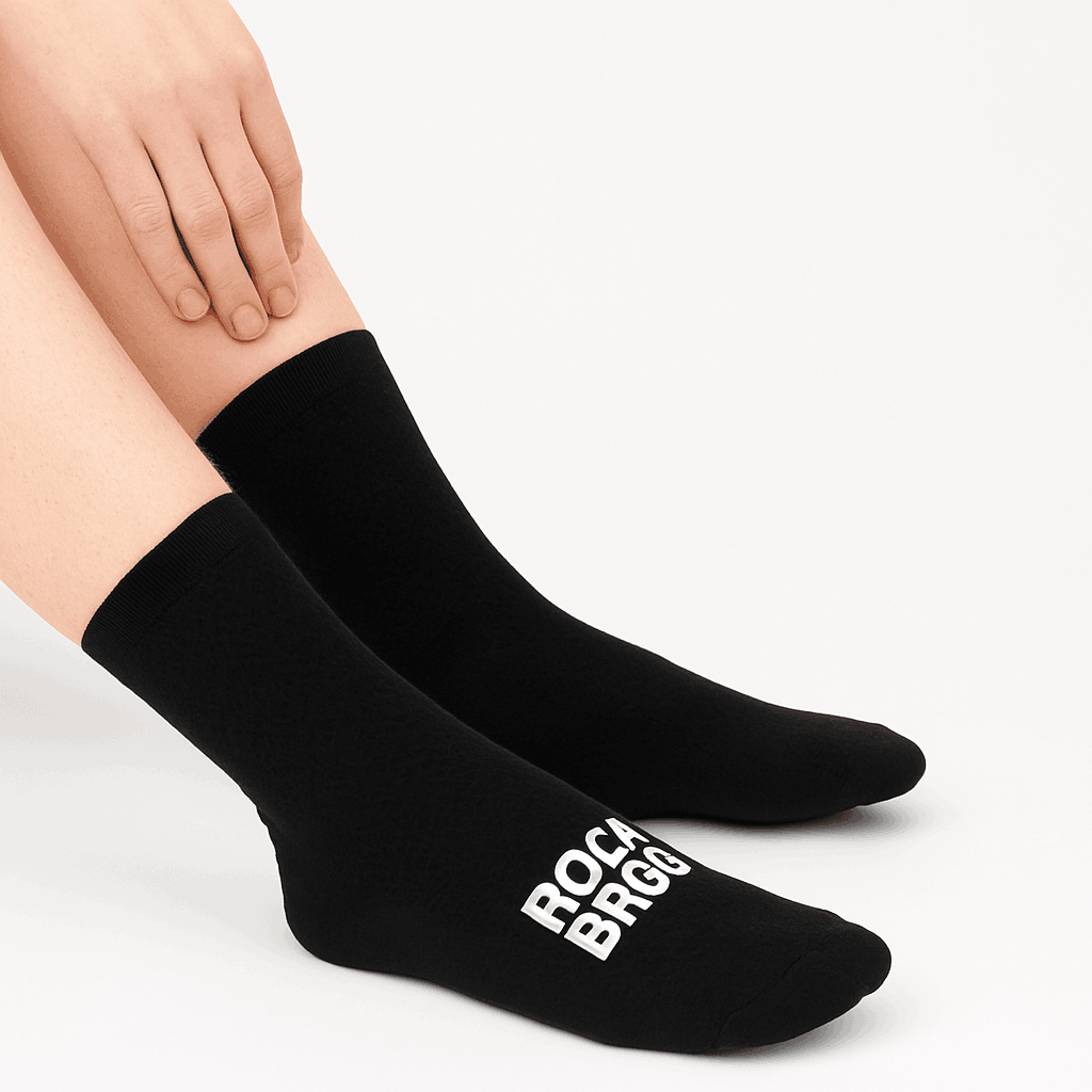 Breathable Cycling Socks High-Elastic Shock Absorbing 2 Pairs-49210016-WT / S(EUR 36-38)