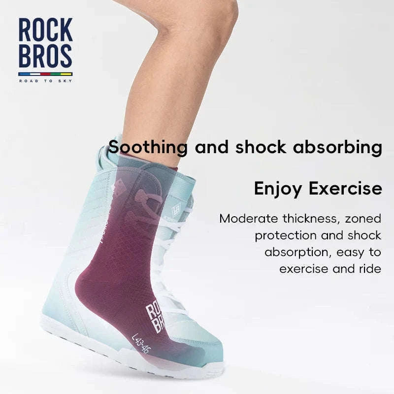 Breathable Cycling Socks High-Elastic Shock Absorbing 2 Pairs-49210016-WT / S(EUR 36-38)