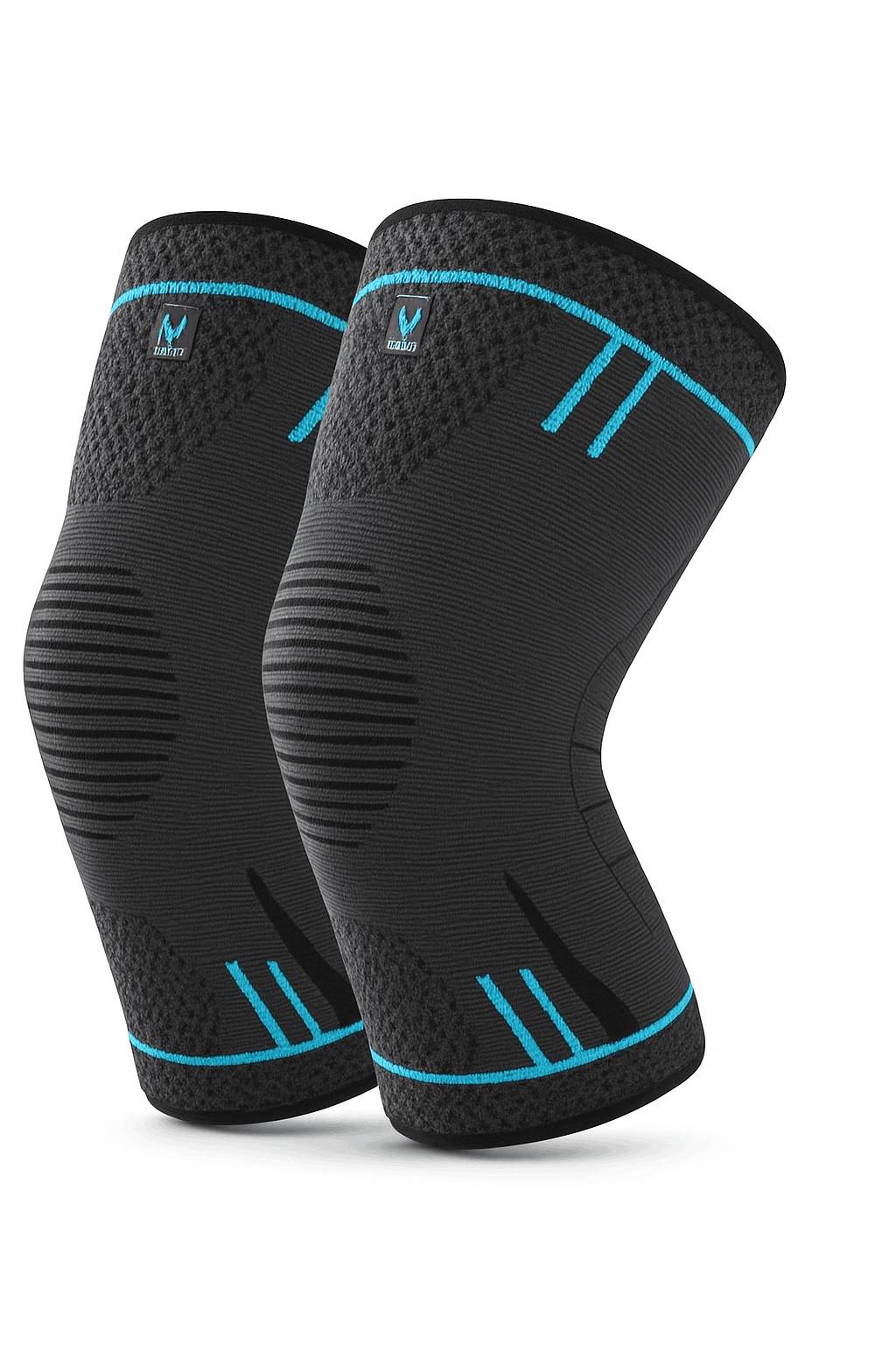 Breathable Elastic Compression Knee Support Sleeve for Training-AB080-RD / XL