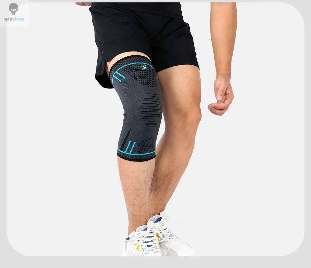 Breathable Elastic Compression Knee Support Sleeve for Training-AB080-RD / XL