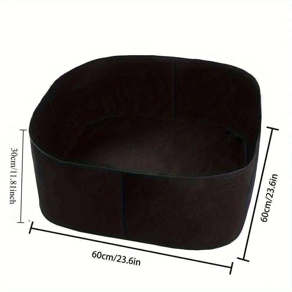 Breathable Fabric Elevated Garden Bed for Herbs and Vegetables-L
