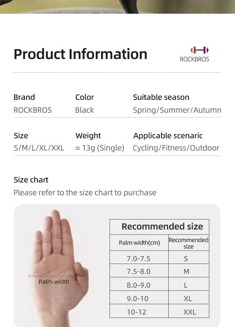 Breathable Half Finger Cycling Gloves Shockproof MTB Bike Gloves-S227 / S